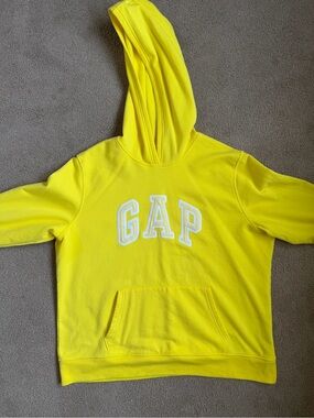 Women's Yellow GAP Pullover Fleece